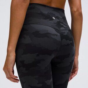lululemon Align™ Black  Camo High-Rise Pant 25" Size 6
